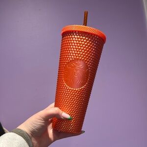 Starbucks Orange Studded Tumbler